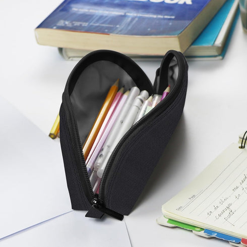 Gloppie Pencil Pouch - Practical Pencil Case, Aesthetic Simple Pencil Bag, Small Pen Holder, Back to School Supplies,