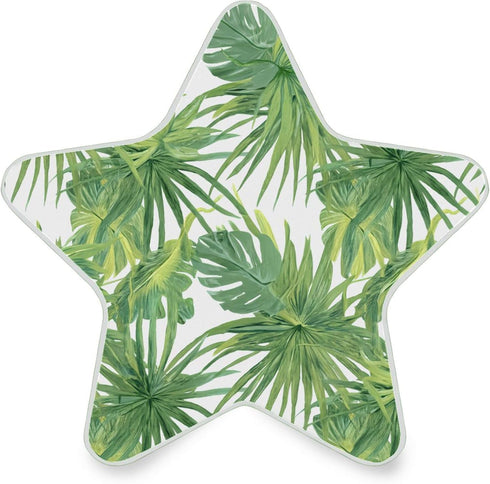 Burbuja Tropical Leaves LED Night Light Plug into Wall 0.2W Star-Shaped Nightlight Dusk