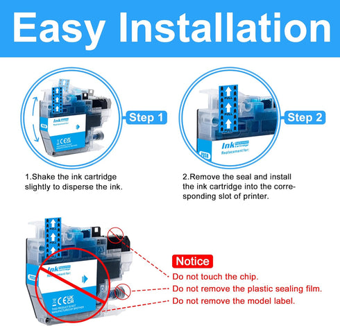 LCL Compatible Ink Cartridge Replacement for Brother LC30113PKS LC-3011 LC3011 LC-3011C LC3011C LC3011M LC3011Y for