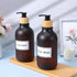 Alrhso 24 PCS Waterproof Labels for Bottles Bathroom Labels Shampoo Label Waterproof White Dish Soap for Bottles Travel