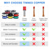 28 50ft 8 28 AWG Stranded Wire Spool, Each in Colors - Silicone Electrical Tinned Copper Wire, Gauge Flexible Hook Up