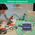 IS LCD1602 87-108MHz FM Radio Kit, ICSTATION Soldering Projects Radio with LED Flashing Lights DIY Radio Kit Dplay FM
