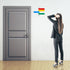 2 Pack 7 Inches BBTO Pcs Exam Room Flags Long Door Flags Primary Colors Chamber Room Status Indicators Signal Sign