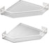Counter 2 Countertop Acrylic Corner Bathroom Organizer - Tier Storage Shelves for Dresser, Kitchen, Laundry, Dorm Room