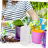 1000ml Homoyoyo Narrow Mouth Wash Bottle: Bend Succulent Watering Can Plastic Squeeze With Curved Stem For Cleaning