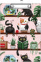 XIHEYUEBANG Cat Bookshelf Clipboard, Cute Decorative Clip Board with Metal Clip Pretty Plastic