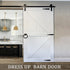8 Barn Sliding Door Decorative Corner Bracket in Gate Hinge Garage Door Strap Hinges Matte Black Rustic I Bracket