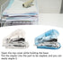 Small Handheld Stapler, Easy to Use, Practical, Durable, 2pcs for Office (White Blue)