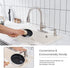 40" GAGALIFE Kitchen Sink Soap Dispenser Brushed Nickel, Under Sink Soap Dispenser with Silicone Extension Tube Kit,Say