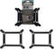 StealthMounts Makita Charger Mount, Charger Holder for Makita Wall Mount (Black) - 2 Pack (Single Charger)