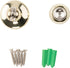 National Hardware N328-161 3 Inch Magnetic Rigid Door Stop in Brass