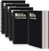 Eaasty 6 Pack Spiral Notebook, 5 x 7 Inch, College Ruled, 80 Sheets/Pack, Colored Paper, Memo Books for School Office