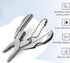 Mini Multitool Keychain Set - 6-in-1 Pocket Tool, Multifunctional Plier, Wire Strippers, Phillips Screwdriver, Knife,