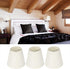 MUNEFE Bulb, Lamp Shade Clip On Cloth Pendant Light Shade, Barrel Lampshade for Home Living Room Bedroom Hotel