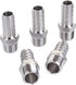 LTWFITTING Bar Production Stainless Steel 316 Barb Fitting Coupler/Connector 1/2" Hose ID x 3/8" Male NPT (Pack of 5)