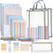 Colarr 54 Pieces Aesthetic School Supplies Set, Back to School Essentials Kit for High School and College (Morandi)