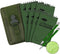 Eaasty 11 Pcs Waterproof Notebook, Tactical 3 x 5 Inch Pocket Notebook, Metal Weatherproof Pen, Fabric Cover
