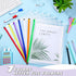 Yexiya 14 Pack Clear Plastic Zip Envelopes A4, Zipper Document Folder, Expanding Envelope Pouch for School Office