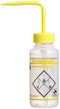 SP Bel-Art Safety-Vented 2-Color Isopropanol Wide-Mouth Wash Bottles - 250ml (Pack of 3)