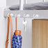 MIKEDE Magnetic Hooks, 40LB+ Heavy Duty Neodymium Hooks for Cruise Cabins, Pack of 4