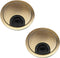 aoozleny Desk Grommet for Wire Organizer, PC Computer Plastic Grommet Cord, Tidy Cable Hole Cover, 2 Pack, Gold