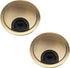 aoozleny Desk Grommet for Wire Organizer, PC Computer Plastic Grommet Cord, Tidy Cable Hole Cover, 2 Pack, Gold