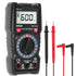 WGGE Digital Multimeter with Case, DC AC Voltmeter, Ohm Volt Amp Test Meter for Household Outlet