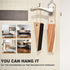 Wooden Door Stoppers, Acacia Wood Wedges with Heavy Duty Non-Skid Rubber Base (2 Pack)