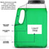 Stock Your Home 128 Ounce Wide Mouth Gallon Jugs (2 Pack) - Clear Plastic Oblong Containers with Handle for Home,