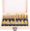 KOWOOD Router Bits Set of 15 Pieces 1/4 Inch Woodwork Tools for