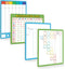Dry Erase Division & Multiplication Chart White Board 9" x 12", Double Side Table Math Manipulatives for Kids