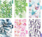 Plastic Binder Index Dividers, 6-Tab, Assorted Designs for Standard A6 Size 6-Ring Planners