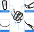 Selens Electrical Tape Holder - Quick Lock Steel Clip with 15" Hanging Rope for Photography and Film Production