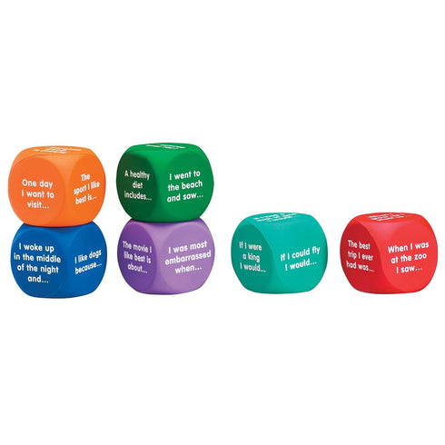 Format: Office Product Learning Resources Writing Prompt Cubes - Story Dice for Classroom Games, Creative