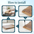 Exclaith 8 1.18 0.39 Inch Pcs Cutting Board Feet with Non Slip Pads x Gold Non Slip Furniture Pads With Stainless