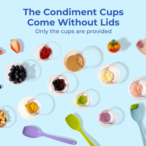 Fit Meal Prep 250 Pack 2 oz BPA Free Condiment Cups No Lids, Disposable Jello Shots Containers in Bulk