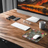 Christian Bible Verses Proverbs 3-5 Mouse Pad, Trust in The Lord with All Your Heart Vintage Floral Wood Design