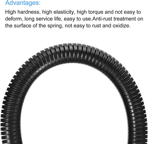 MECCANIXITY Spring Tube Bender: OD 15.5 mm Steel Spring Pipe Bending Tubes for Home Renovations