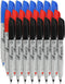 Permanent Markers, 24 Count Ultra Fine Point Permanent Markers, 3 colors, Works on paper, Plastic, Stone, Glass, Metal by Buecs