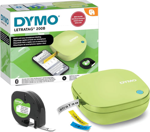 DYMO LetraTag 200B Bluetooth Label Maker, Compact Label Printer, Connects Through Bluetooth Wireless
