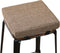 FANGMING Square Chair Cushion with Ties Non Slip 10/11/12/14/16 Inch Memory Foam Bar