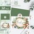 50 Packs JarThenaAMCS Woodland Thank You Cards Woodland Animal Watercolor Greeting Cards Boxed with Envelopes