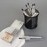Gel Pens 12 Pcs Fine Point 0.5mm Black, Japanese Retractable Gel Ink Rollerball Pens, Premium Fast Dry Transparent Body