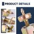 HC1B Pivot Pin Set for Malco HC1 and HC2 Cutters, Compatible with Grainger 1ELG5 and 1ELH8 Metal Hole Cutters
