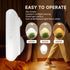 3 Dimmable Closet, Desk(6 Pack) Pebble-Shaped Night Lights Motion Sensor Light - Color Changing, Magnetic Mount Puck