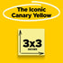 Post-it Notes, 3x3 in, 24 Pads, Canary Yellow, Clean Removal, Recyclable