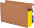 Smead End Tab Pocket, Reinforced Straight-Cut Tab, 3-1/2" Expansion, Extra Wide Legal Size