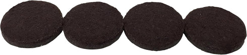 Shepherd Hardware 9822 1-Inch Self-Adhesive Felt Furniture Pads, 4-Pack, Brown