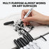 Buecs 60 Count Permanent Markers, Black Permanent Markers, Fine Point, Waterproof & Smear Proof Markers, Quick Drying