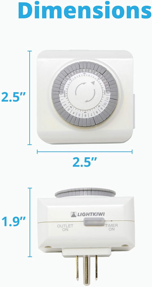 Q6914 Mechanical Timer for Low Voltage Landscape Lighting Transformer